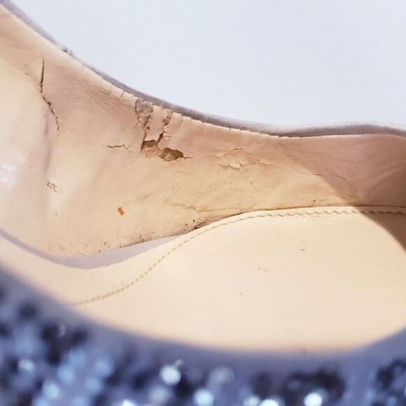 Vince Camuto Silver Studded Pumps Size 9M - Picture 5 of 9